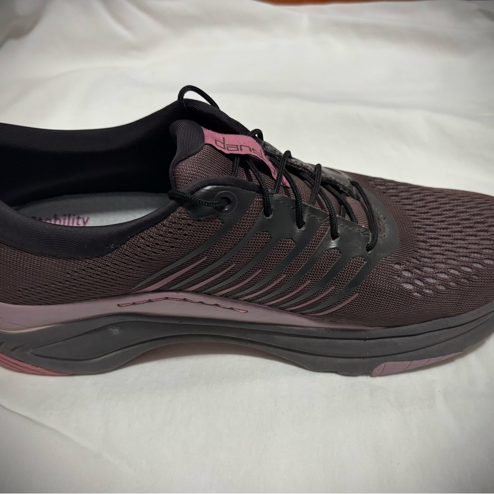 Dansko Wine and Pink Athletic Shoes